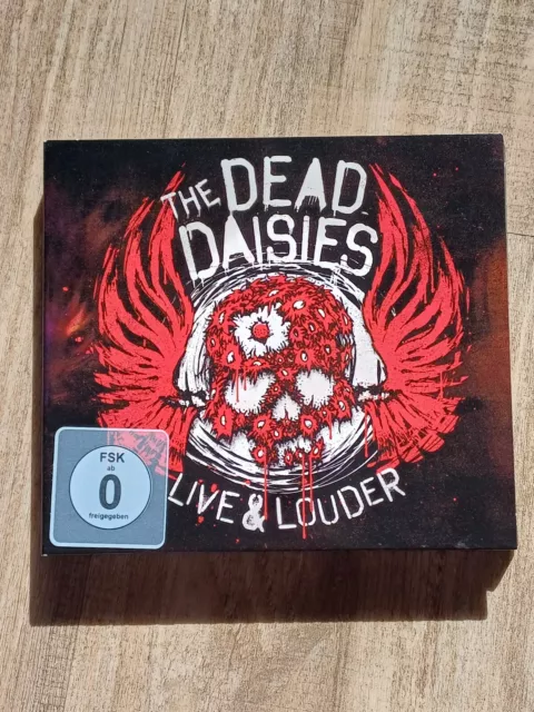 CD+DVD THE DEAD DAISIES " Live& louder" digipack  2017 zustand sehr gut