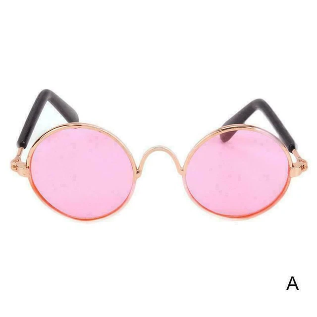 Doll Glasses Vintage Oval Glasses Suitable For 18 New I1 Best I O7 Silver V8Z3
