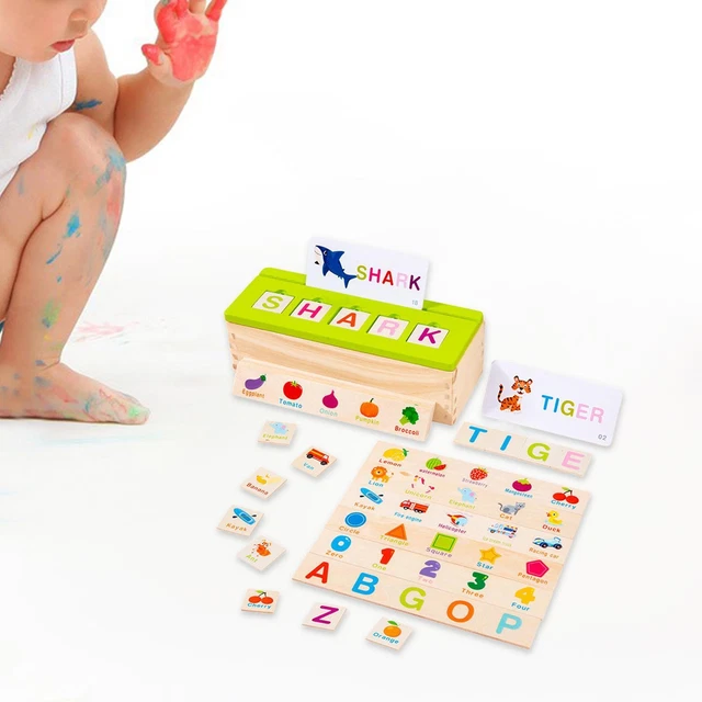 Jeu éducatif 3-en-1 Montessori - Apprentissage Lettres, Chiffres Et Orthographe Pour 3-8 Ans - 3