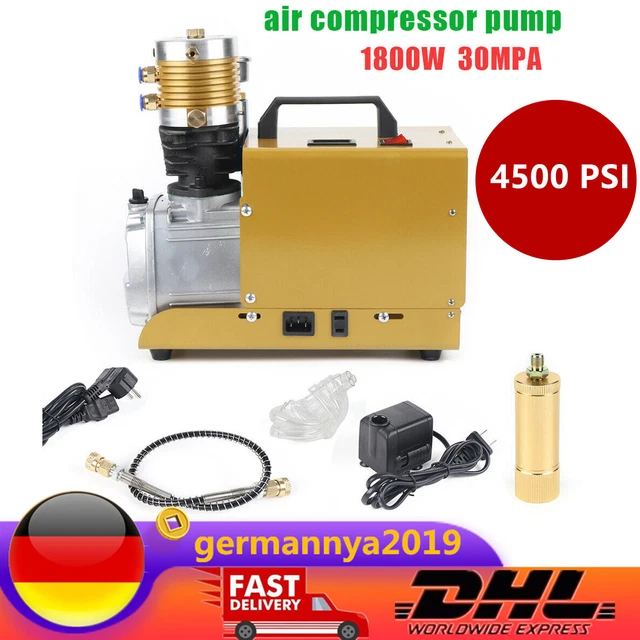 4500PSI Elektrische Hochdruck Luftkompressor Kompressorpumpe Luftpumpe 30MPA DHL
