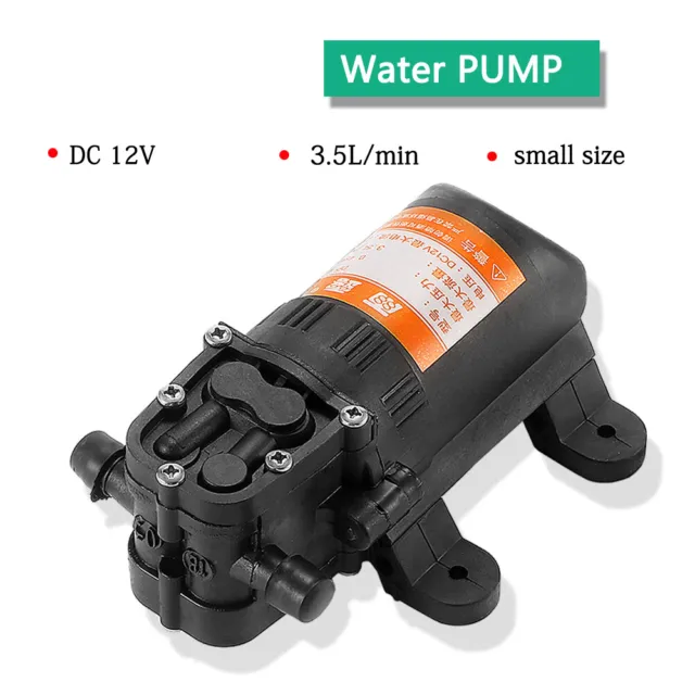 DC 12V 70psi 3.5l/min High Pressure Diaphragm Water Sprayer Car Wash Water Pump
