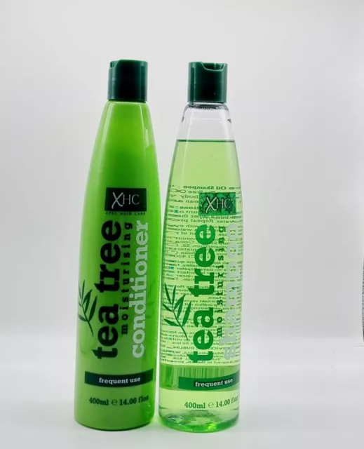 set XHC TEA TREE hair scalp cleanse moisturising shampoo conditioner