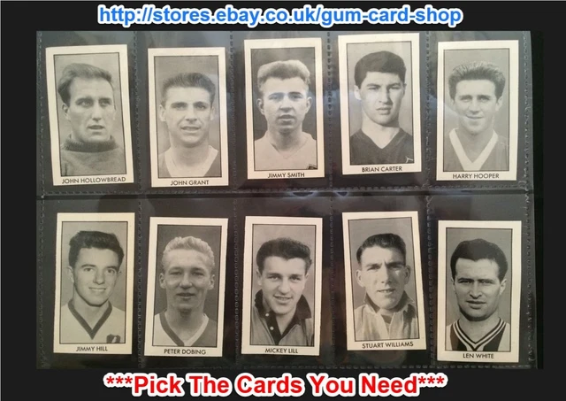 D.c. Thomson Fussballstars Von 1959 (Zauberer) (G) *Bitte Karte Auswählen*