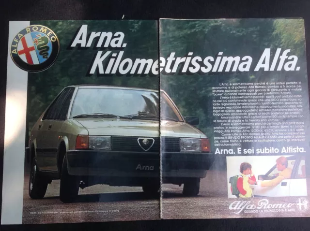 * ADVERTISING PUBBLICITA'  kilometrissima arna  - 1983