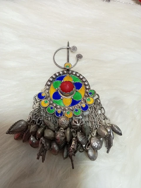 Broche Ancienne En Argent Massif - Style Traditionnel - Antiquités - Occasion