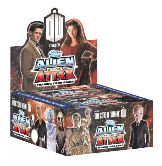 Topps Doctor Who Alien Attax Trading Card Game Booster Box (24 pks)-Popular