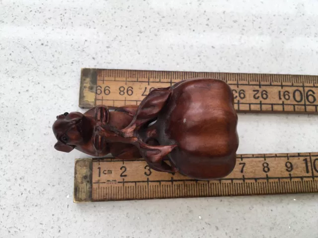 Sweet Vintage Mouse Netsuke, Signed, Vintage Netsuke