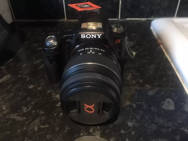 Sony SLT A33 Alpha 14.2MP Digital SLR Camera Black