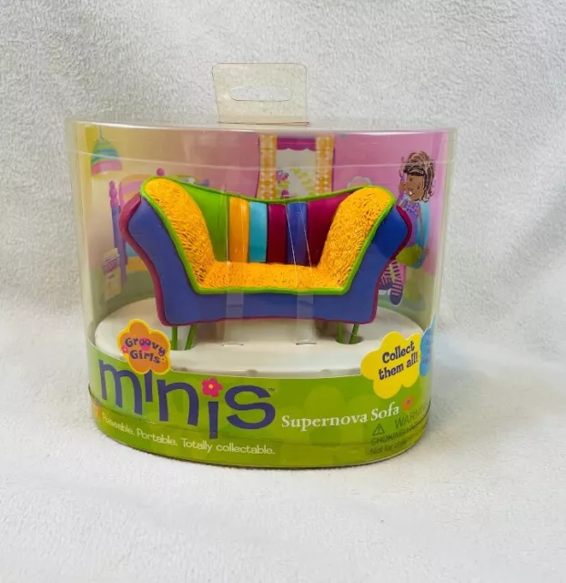 Groovy Girls Minis Collectible Supernova Sofa  Manhattan Toy 2004 -New in Box