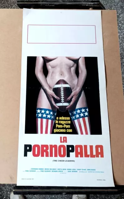 Locandina originale - LA PORNOPALLA - Poster Playbill Affiche