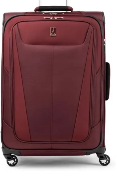 NWT Travelpro Maxlite 5 Softside 25" Expandable Spinner Wheel Luggage - Red