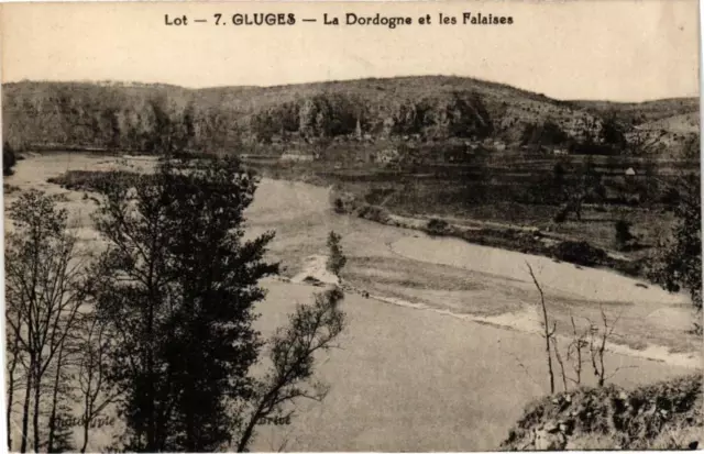 CPA Lot - GLUGES - La Dordogne et les Falaises (223770)