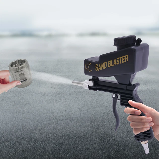 SAND BLASTER GUN Soda Spray Tool Air Compressor Pneumatic Handheld 70