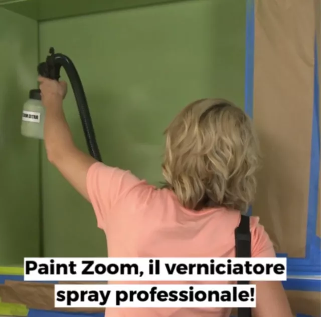 PISTOLA A SPRUZZO PROFESSIONALE PAINT ZOOM EXTRA Vernicia pareti, soffitti ecc.. 2