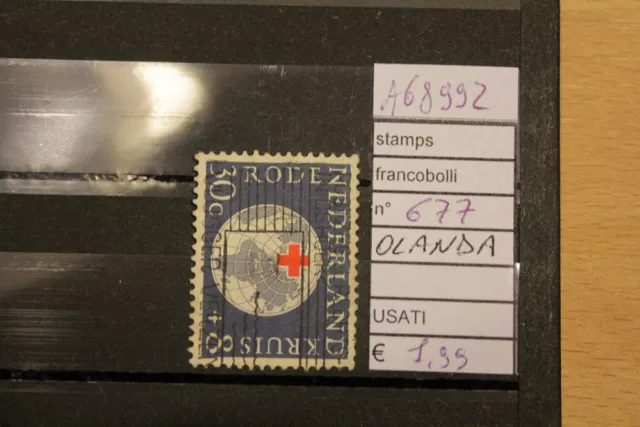 Stamps Francobolli Olanda Usati N. 677 (A68992)