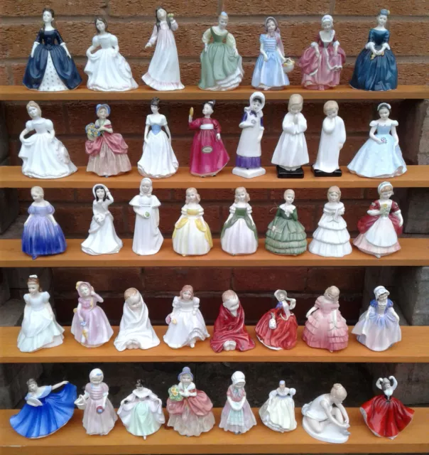 Royal Doulton Ladies - Selection Of Small Figurines.