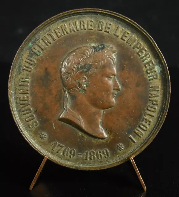 Medaglia Precedentemente Oro Centenario Napoleone Bonaparte 1769-1869. Codice