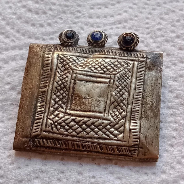 Very Old Rare Ancient Viking Amulet Silver Artifact Authentic Stunning