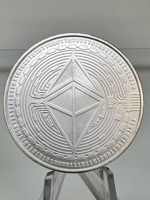 Ethereum 1 oz .999 Silver Commemorative Coin Decentralized Consensus Crypto