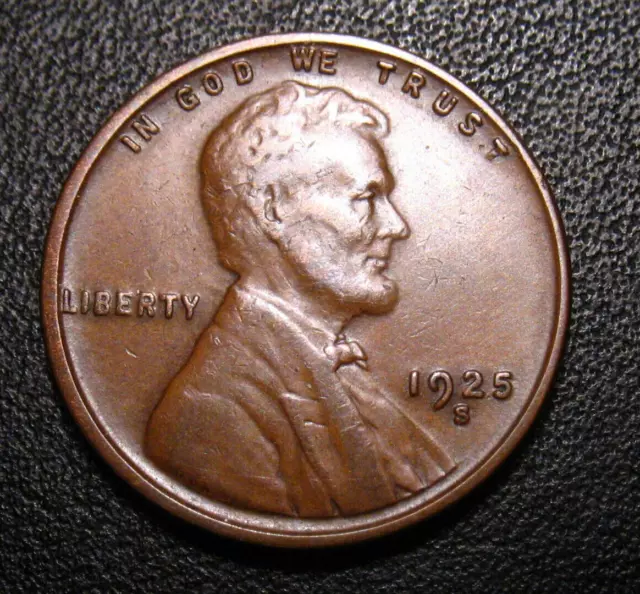 OLD US COINS HIGHGRADE 1925 S Lincoln Wheat One Cent PENNY 1C