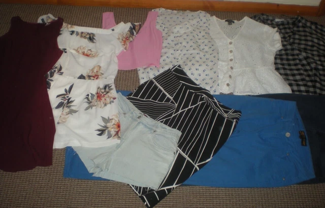 Bundle Girls Clothes age 15-16yrs Shorts Tops Dress Jeans  Jack Wills  New Look