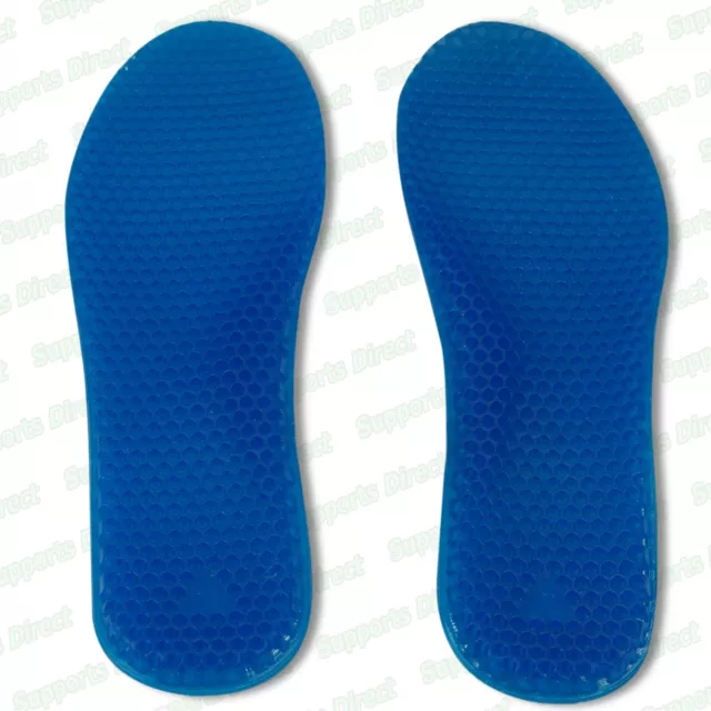 NEW Quality Shock Absorbing Gel Insoles Arch Support Boots Shoes Heels Running