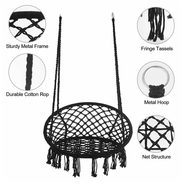 Hängesessel Hängesitz Hängestuhl Hängeschaukel Hängekorb Hängematte Schaukel DE 2