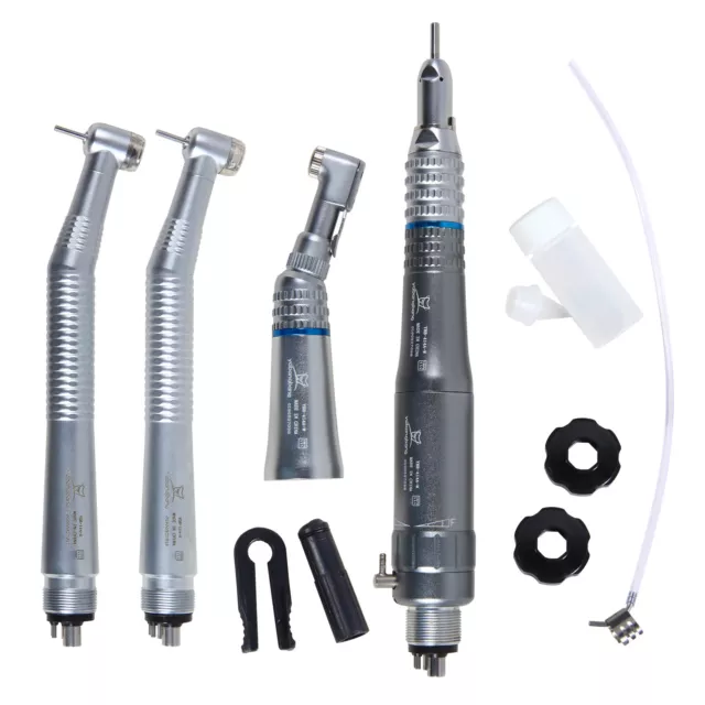 F/NSK Dentaire High Speed Handpiece Turbine +Low Straight Contra Angle Motor NTV