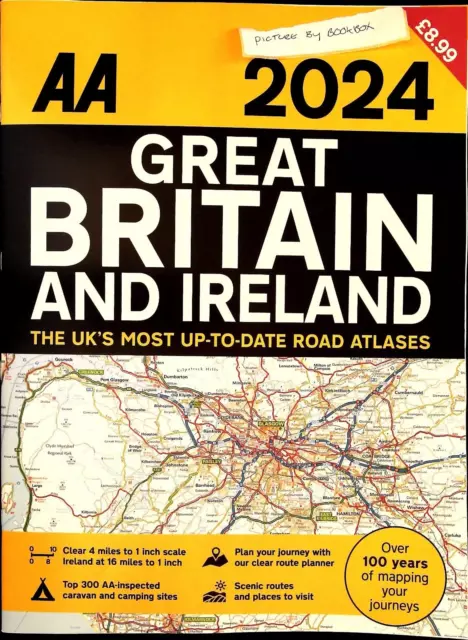 Aa Road Atlas Britain 2024 Map - Free Tracked Delivery - Brand New Edition