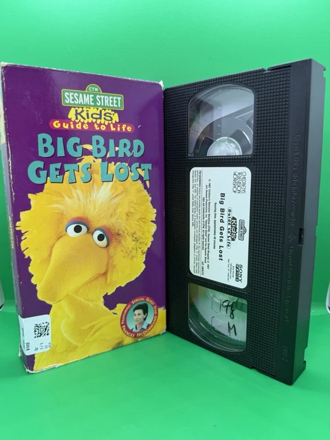 SESAME STREET VHS Big Bird Gets Lost Kids Guide To Life Frances ...