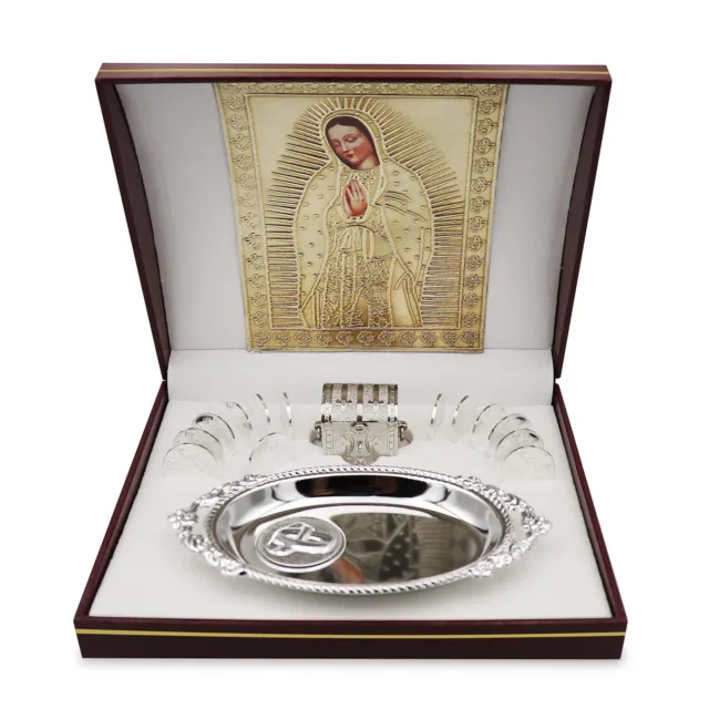 NHE Silver Plated Wedding Unity Coins with Decorative Display Case, Treasure ...