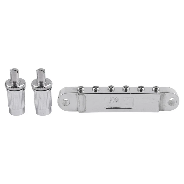 Silver Tune-O- Electric Roller Saddle Bridge Lp Electric Guitar Bridgeee
