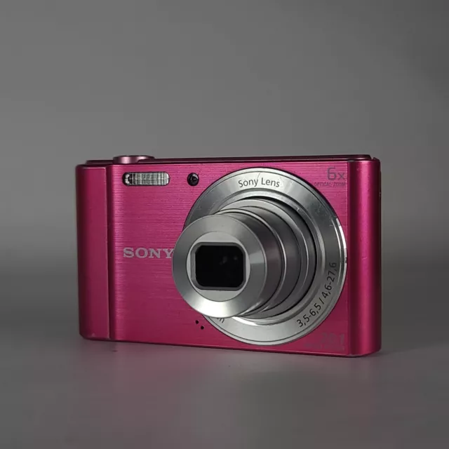 Sony Cybershot DSC-W810 20,1MP Digital Camera Pink RARE Original Box + Case New