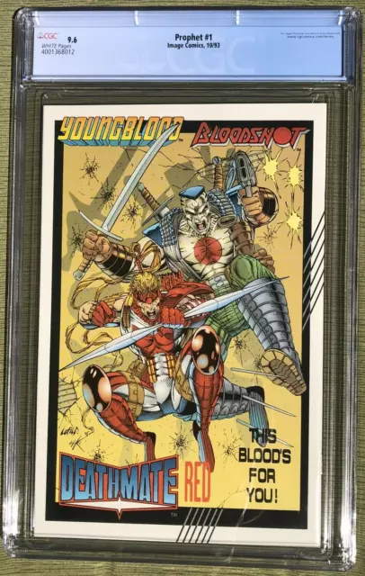 Prophet #1 CGC 9.6 NM+ 1993 Liefeld #0 Coupon Included Movie soon Image Comics 10