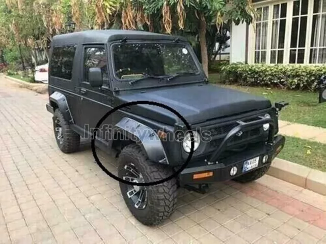 6 " Pollici Interno FENDER a Zampa Archi Quadrato Per Suzuki Sj410 Sj413 Samurai