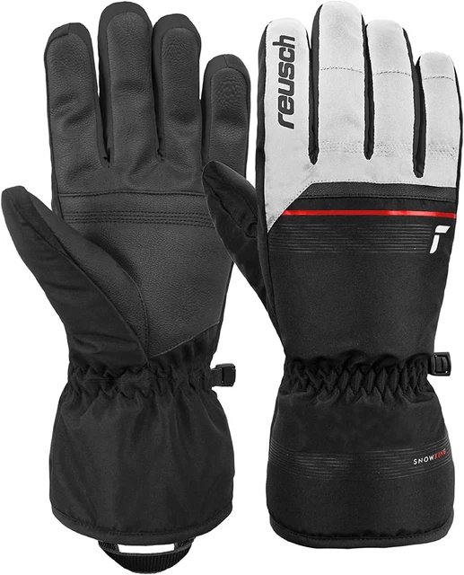 Guanti Da Sci Reusch Snow King Unisex - Isolamento TecFill | Antivento E Idrorepellenti | Per Freddo Intenso