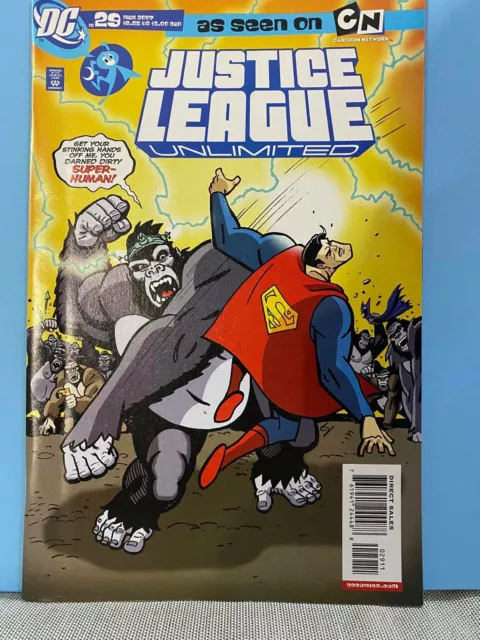 2004 JUSTICE LEAGUE UNLIMITED Comic # 29 Cartoon Network~ BWANA BEAST Animal Man