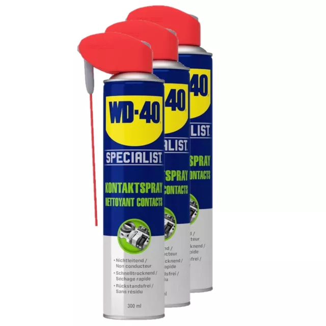 WD-40 Specialist Kontaktspray Smart Straw 3x300ml