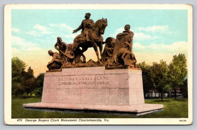 George Rogers Clark Monument In VA Park Conqueror Of Northwest