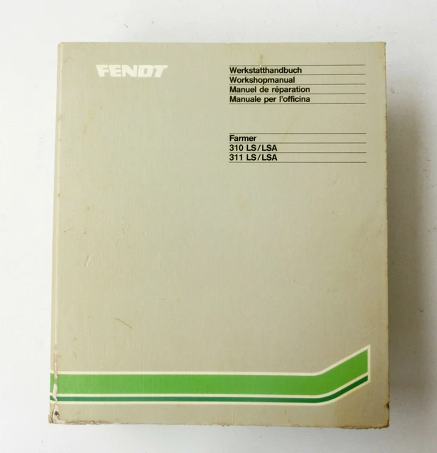 Fendt Farmer Wartungshandbuch Reparaturhandbuch Werkstatthandbuch Für Fendt Farmer 102S 103 Fendt 103s Werkstatthandbuch