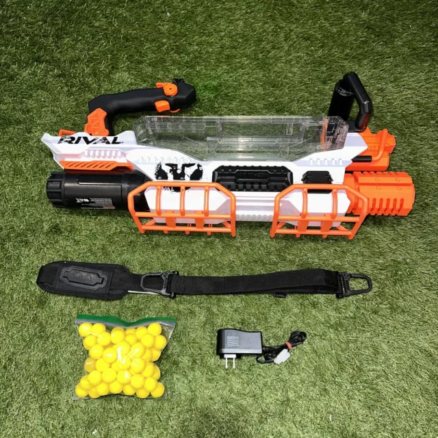 NERF Rival Prometheus MXVIII-20K Toy Blaster W/ Charger Works Great
