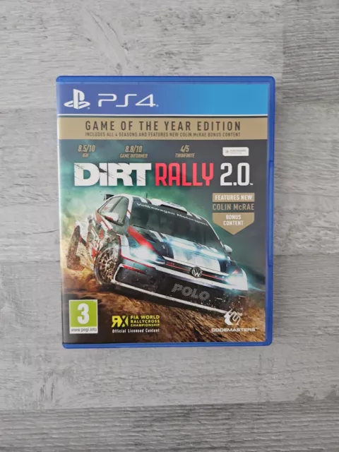 DIRT RALLY 2.0 Spiel des Jahres Edition GOTY PS4 EUR 46,11