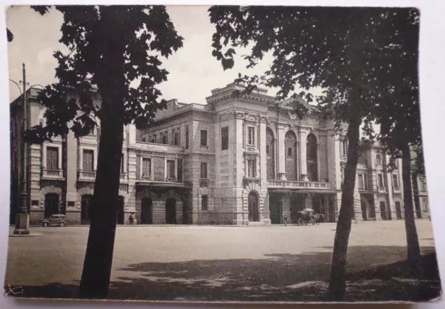 TO151 - Cartolina PRATO - STAZIONE FERROVIARIA DELLO STATO VIAGGIATA 1954 8/17