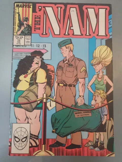 Marvel Comics - The 'Nam #15 - Feb 1988 - FN/VFN