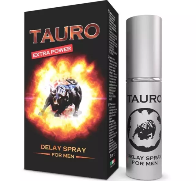 Spray Ritardante Eiaculazione Tauro Extra Power Per Uomo 5 Ml Extra Forte Nuovo