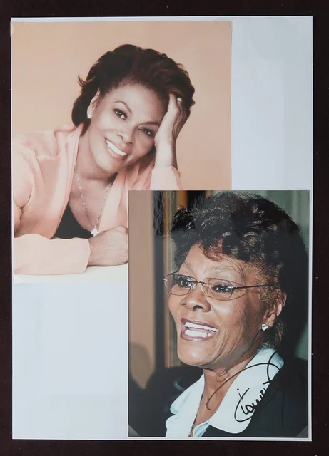 Dionne Warwick - singer - autographed photo