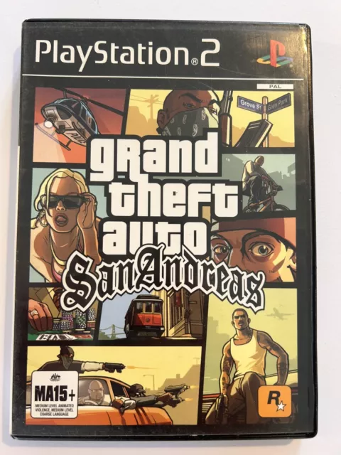 Grand Theft Auto : San Andreas Platinum (PS2) : : PC & Video  Games