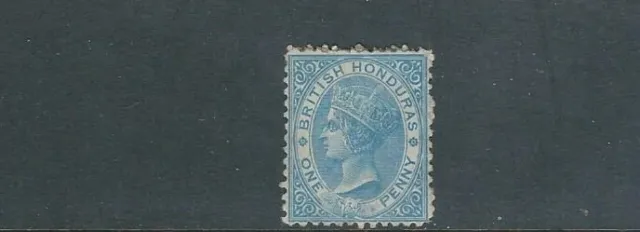 BRITISH HONDURAS 1872 QV PORTRAIT (Scott 4 wmk CWN/CC perf 12.5) F MH