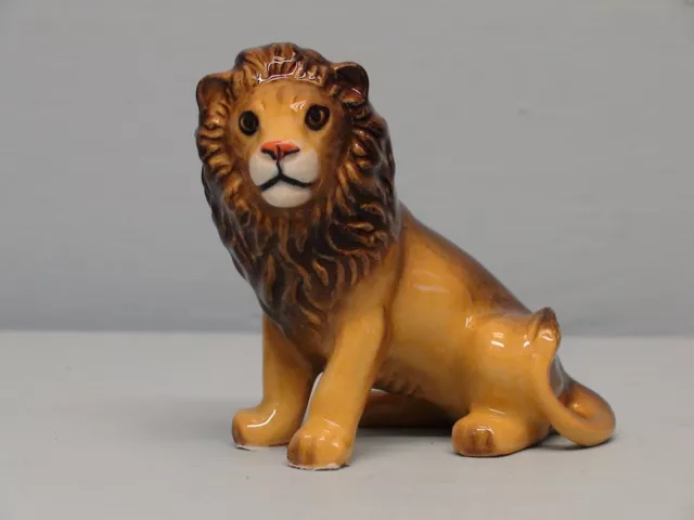 Retired Large Hagen Renaker Sitting Lion