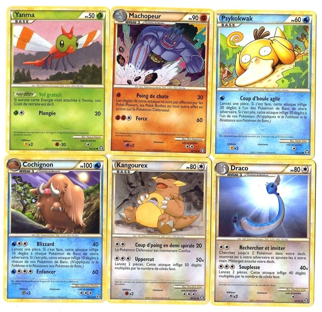 Pokemon 6 new French cards lot no. LPDD6 13